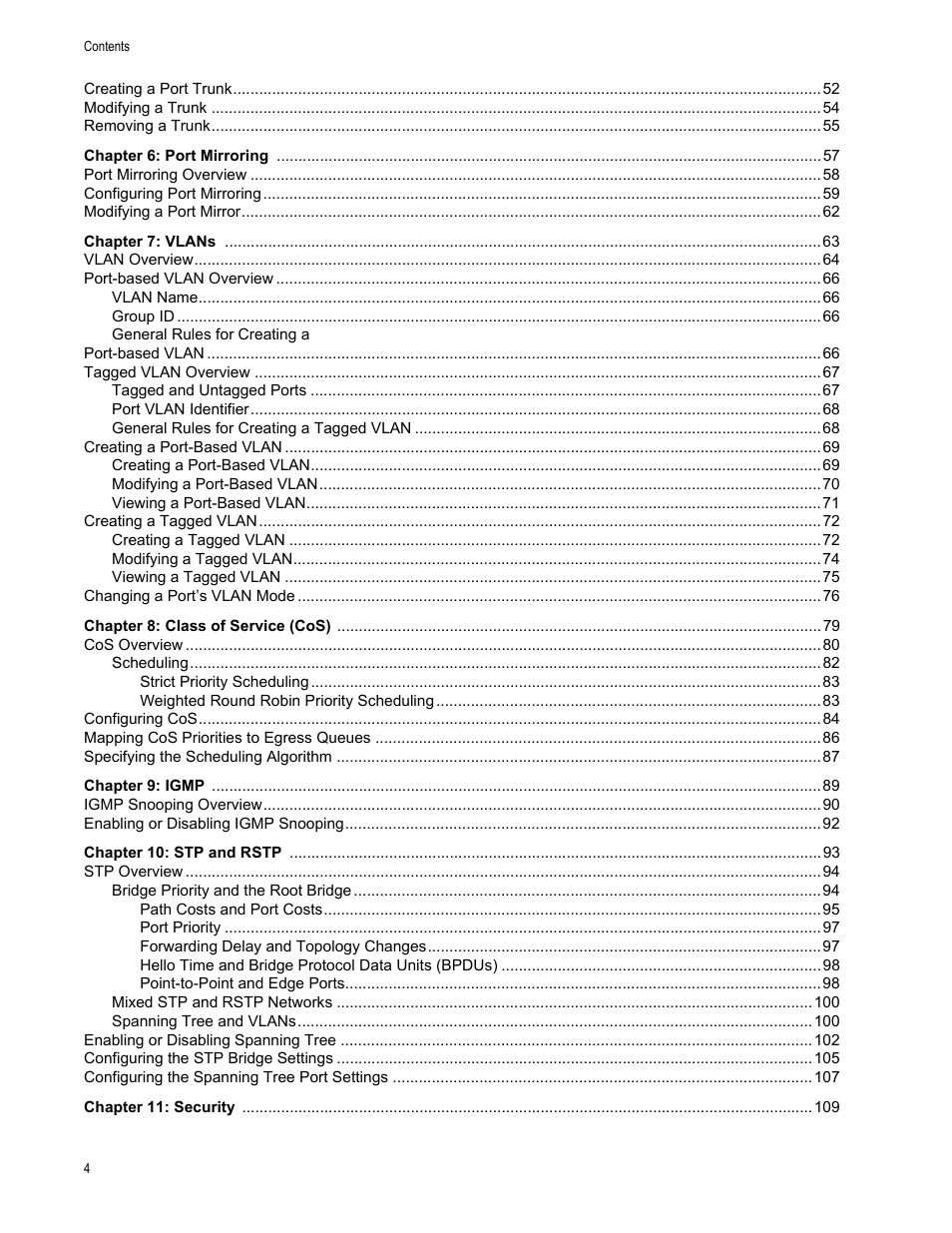 Allied Telesis AT-S87 User Manual | Page 4 / 148