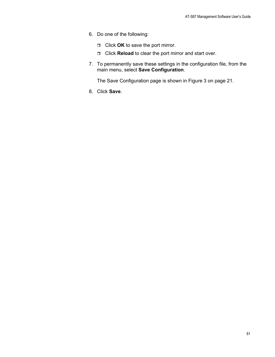 Allied Telesis AT-S87 User Manual | Page 61 / 148
