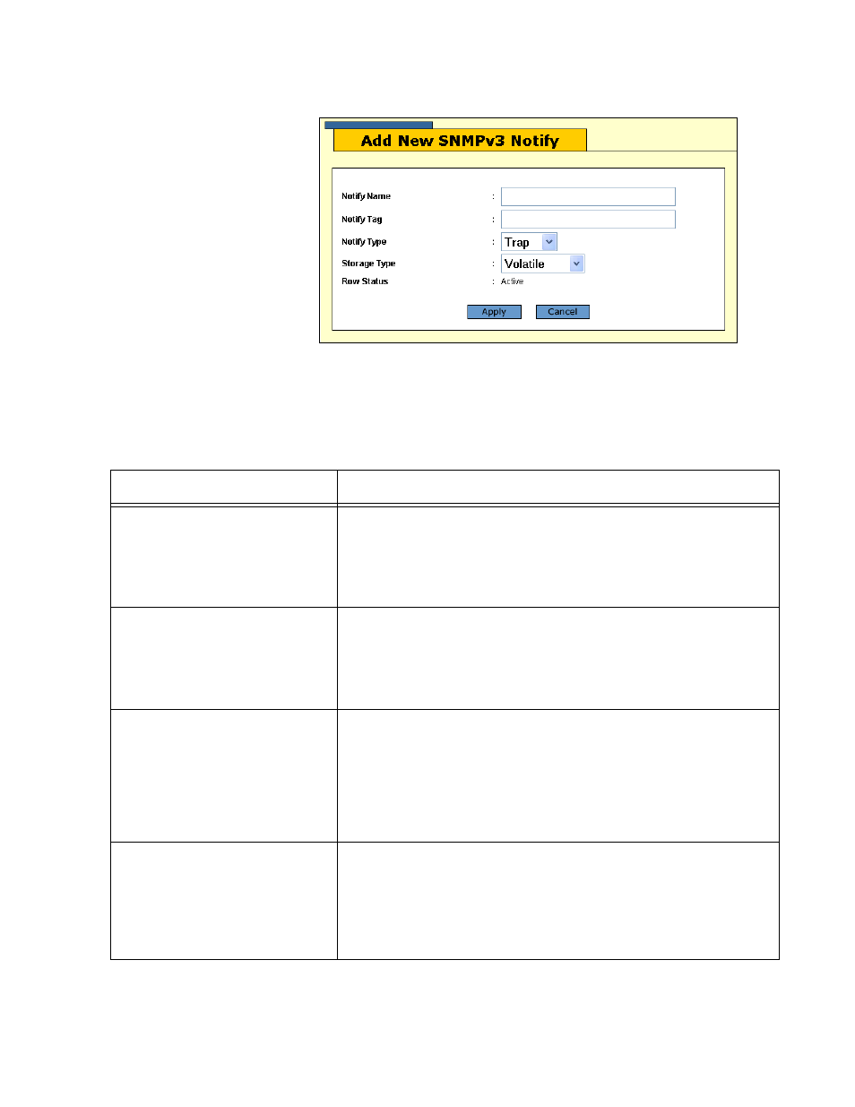 Table 26: snmpv3 notify table parameters, Figure 51 | Allied Telesis AT-S63 User Manual | Page 155 / 244