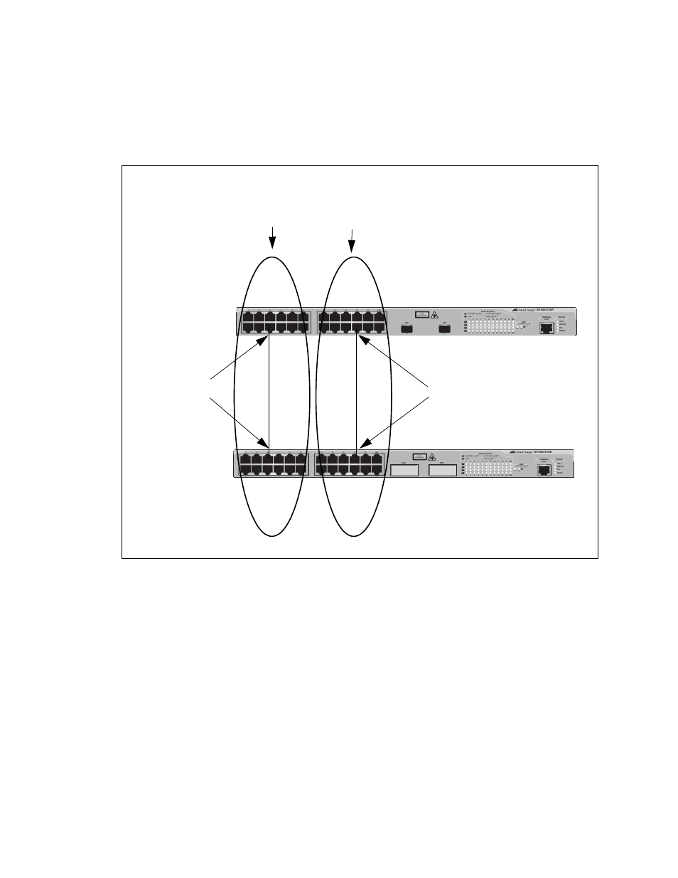Class 1 laser product, L/a d/c d/c l/a d/c l/a | Allied Telesis AT-S63 User Manual | Page 294 / 582