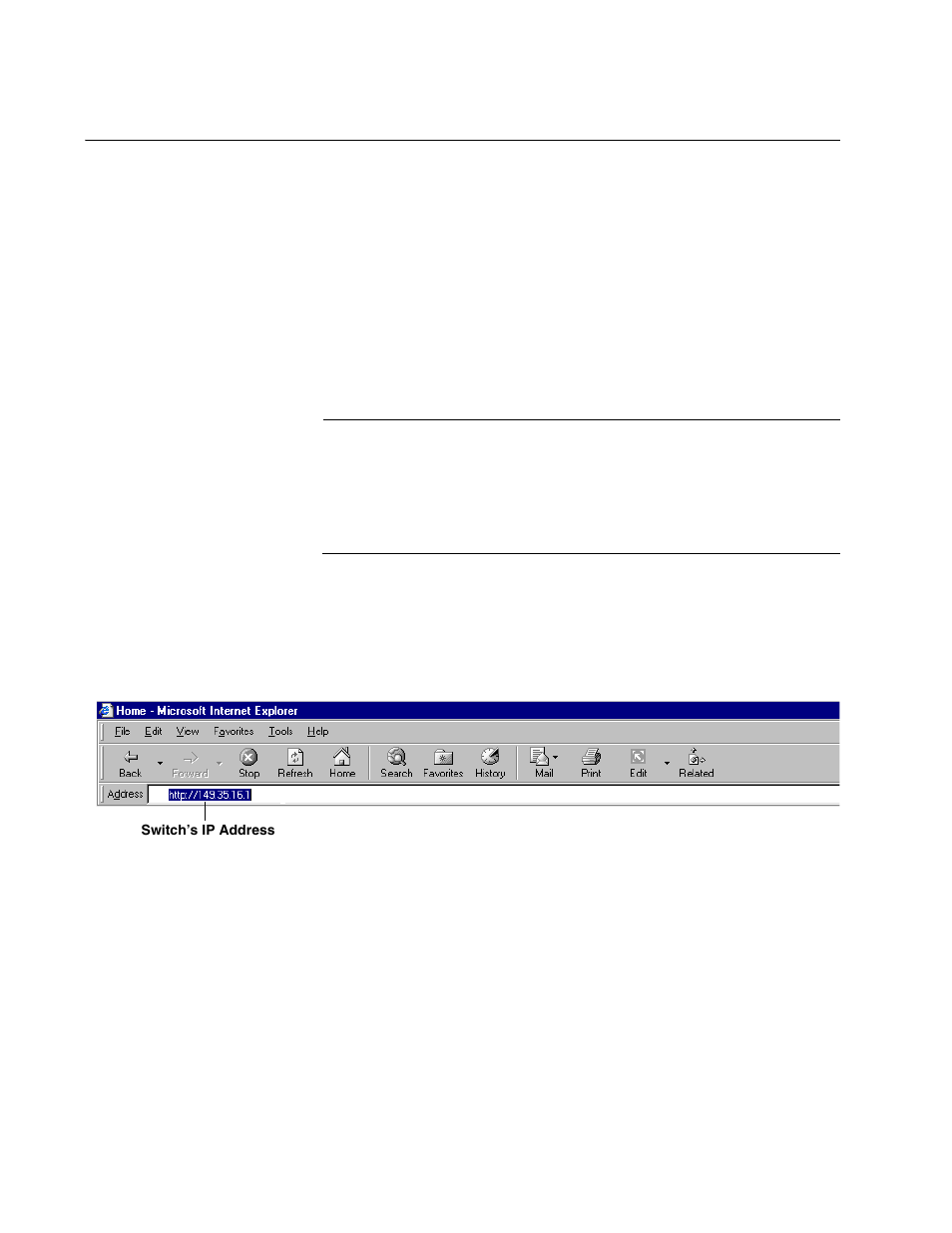 Starting a web browser management session | Allied Telesis AT-S63 User Manual | Page 24 / 32