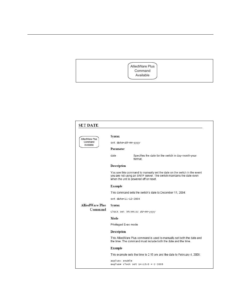 Page format | Allied Telesis AT-S63 User Manual | Page 35 / 922