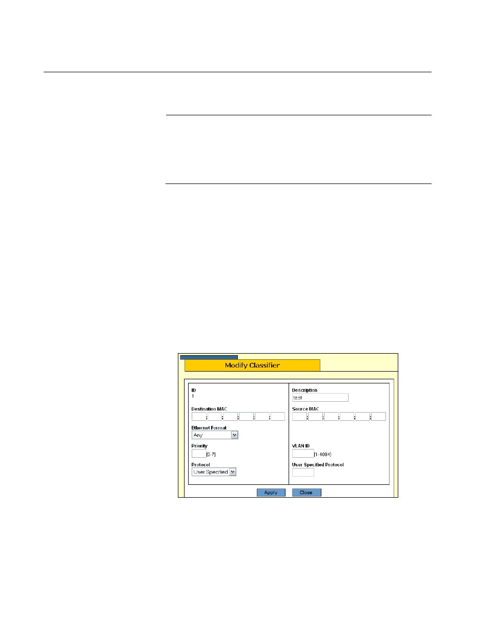 Modifying a classifier | Allied Telesis AT-S63 User Manual | Page 140 / 412