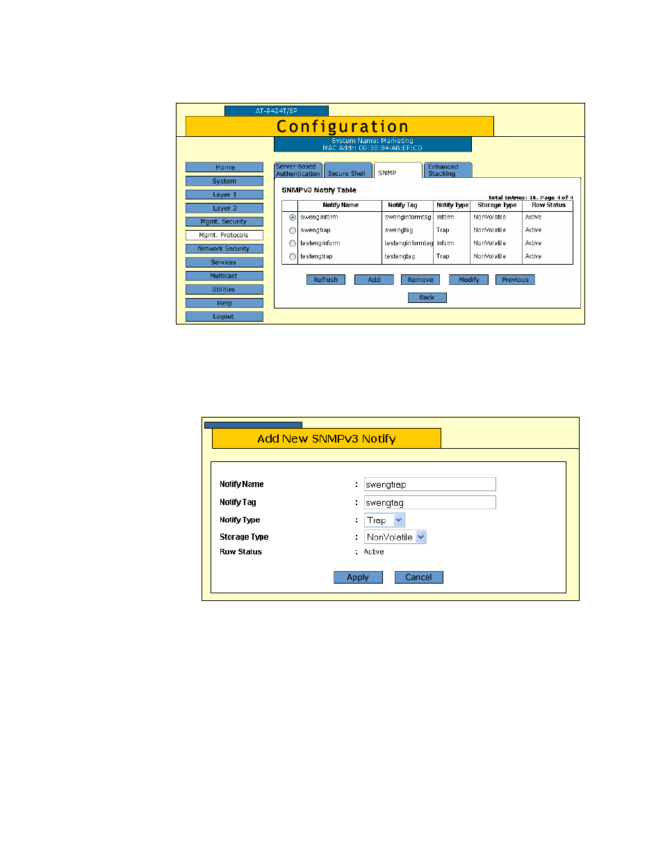 Allied Telesis AT-S63 User Manual | Page 234 / 412
