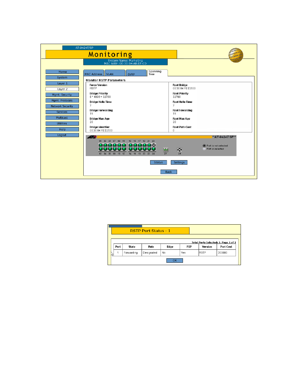 Allied Telesis AT-S63 User Manual | Page 287 / 412