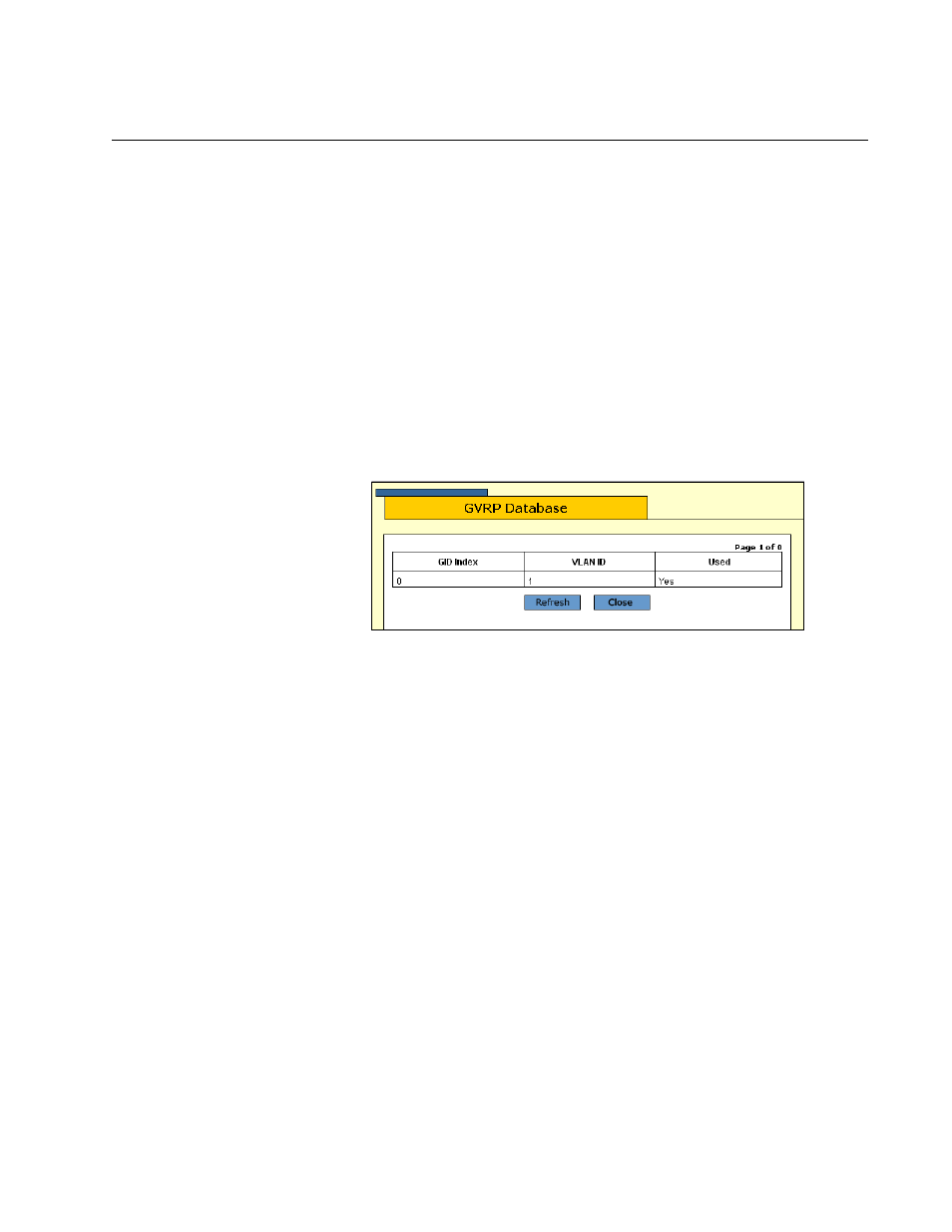 Displaying the gvrp database | Allied Telesis AT-S63 User Manual | Page 337 / 412