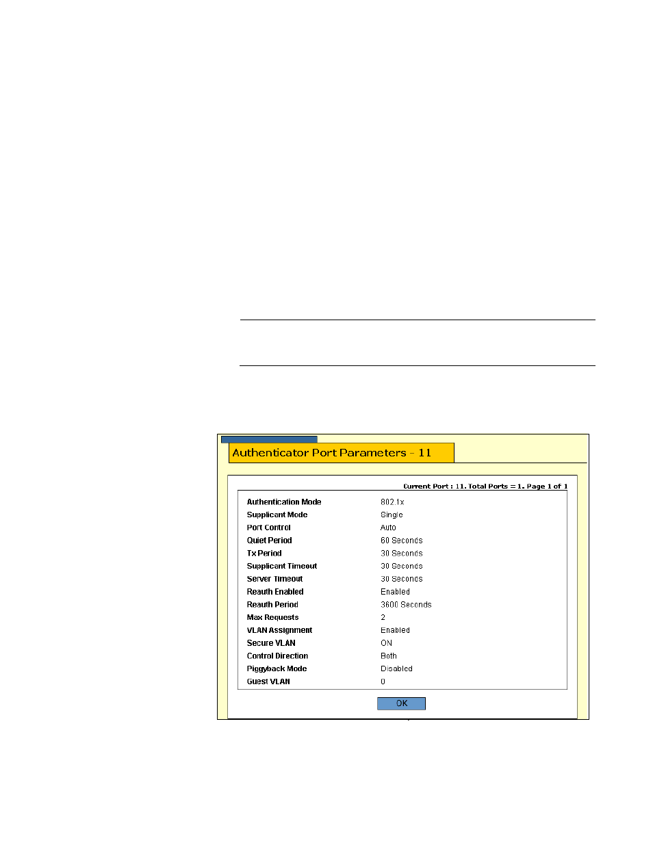 Displaying the port settings | Allied Telesis AT-S63 User Manual | Page 367 / 412