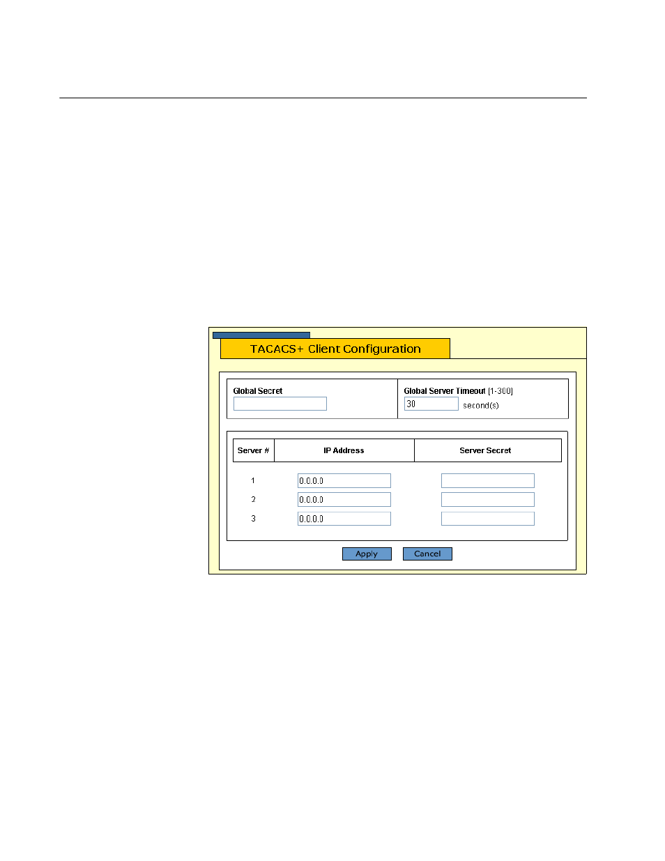 Configuring the tacacs+ client settings | Allied Telesis AT-S63 User Manual | Page 390 / 412