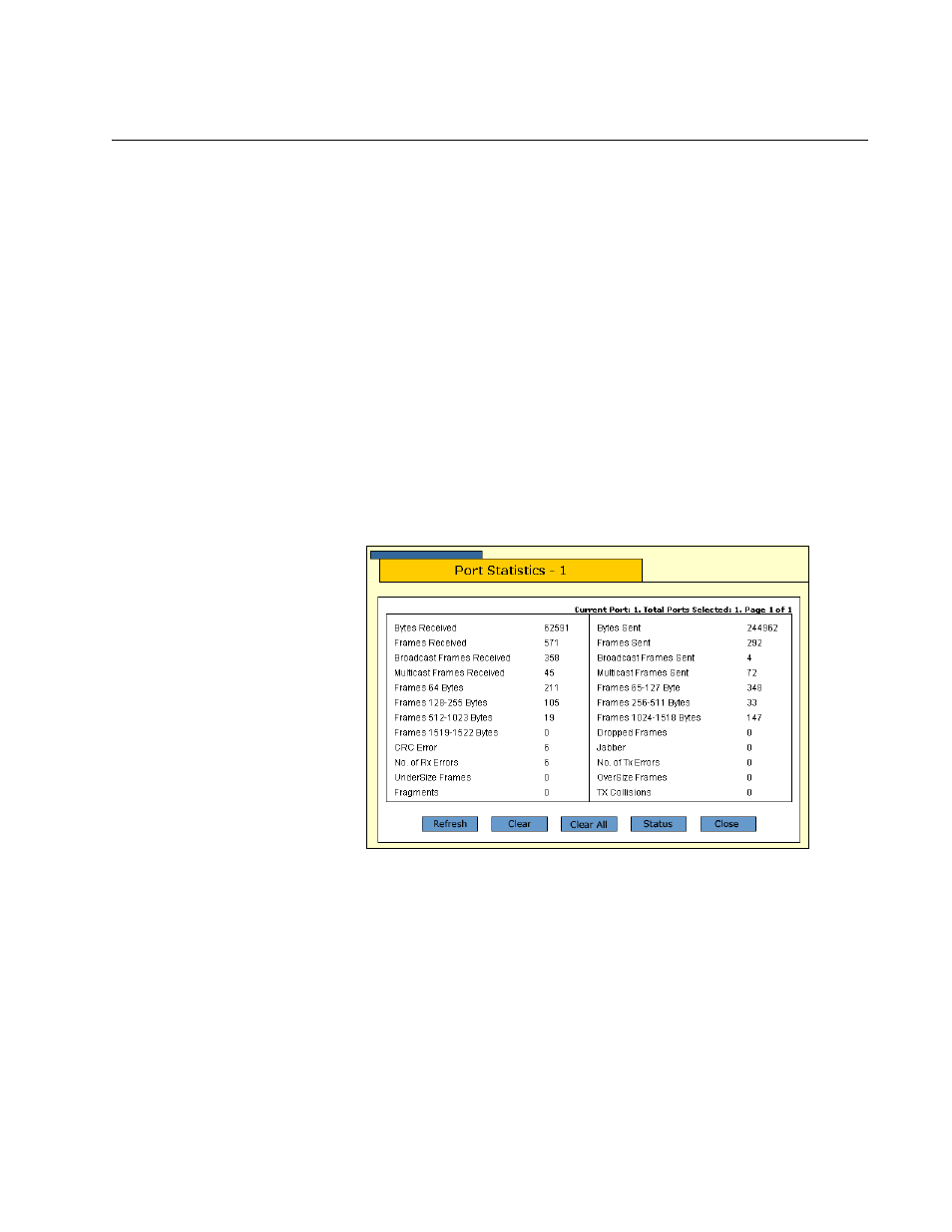 Displaying port statistics | Allied Telesis AT-S63 User Manual | Page 51 / 412