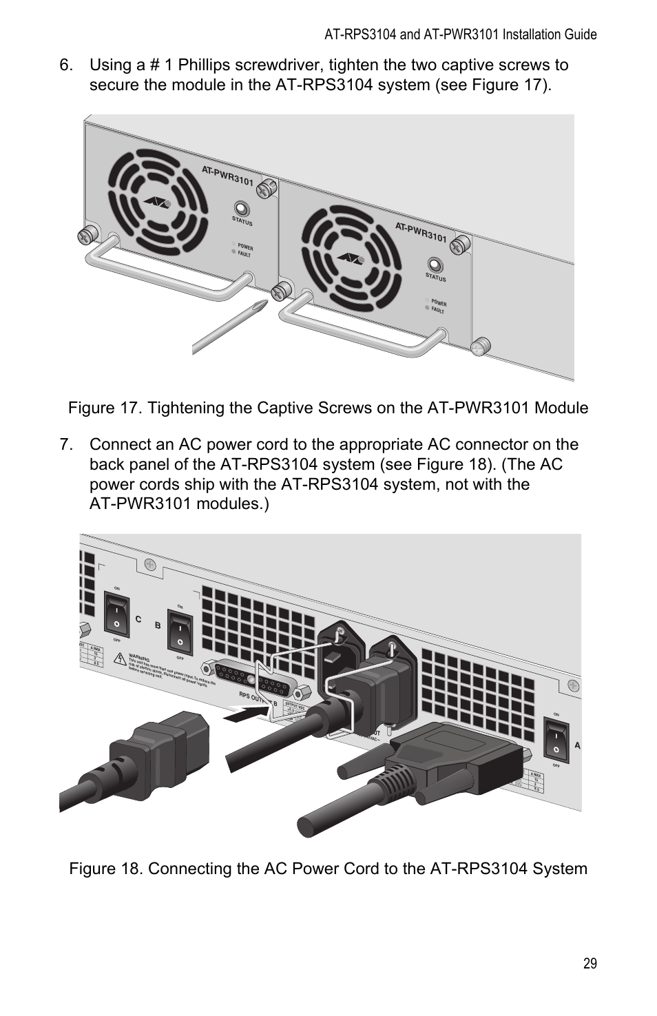 At-pwr3101 | Allied Telesis AT-PWR3101 User Manual | Page 29 / 60