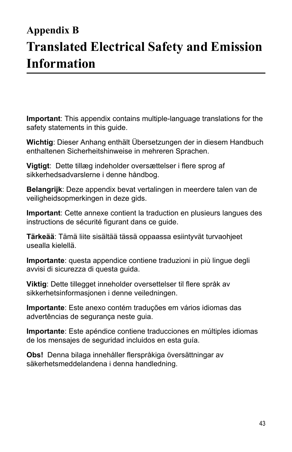Appendix b | Allied Telesis AT-PWR3101 User Manual | Page 43 / 60