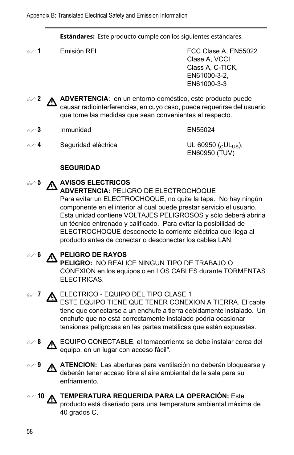 Allied Telesis AT-PWR3101 User Manual | Page 58 / 60