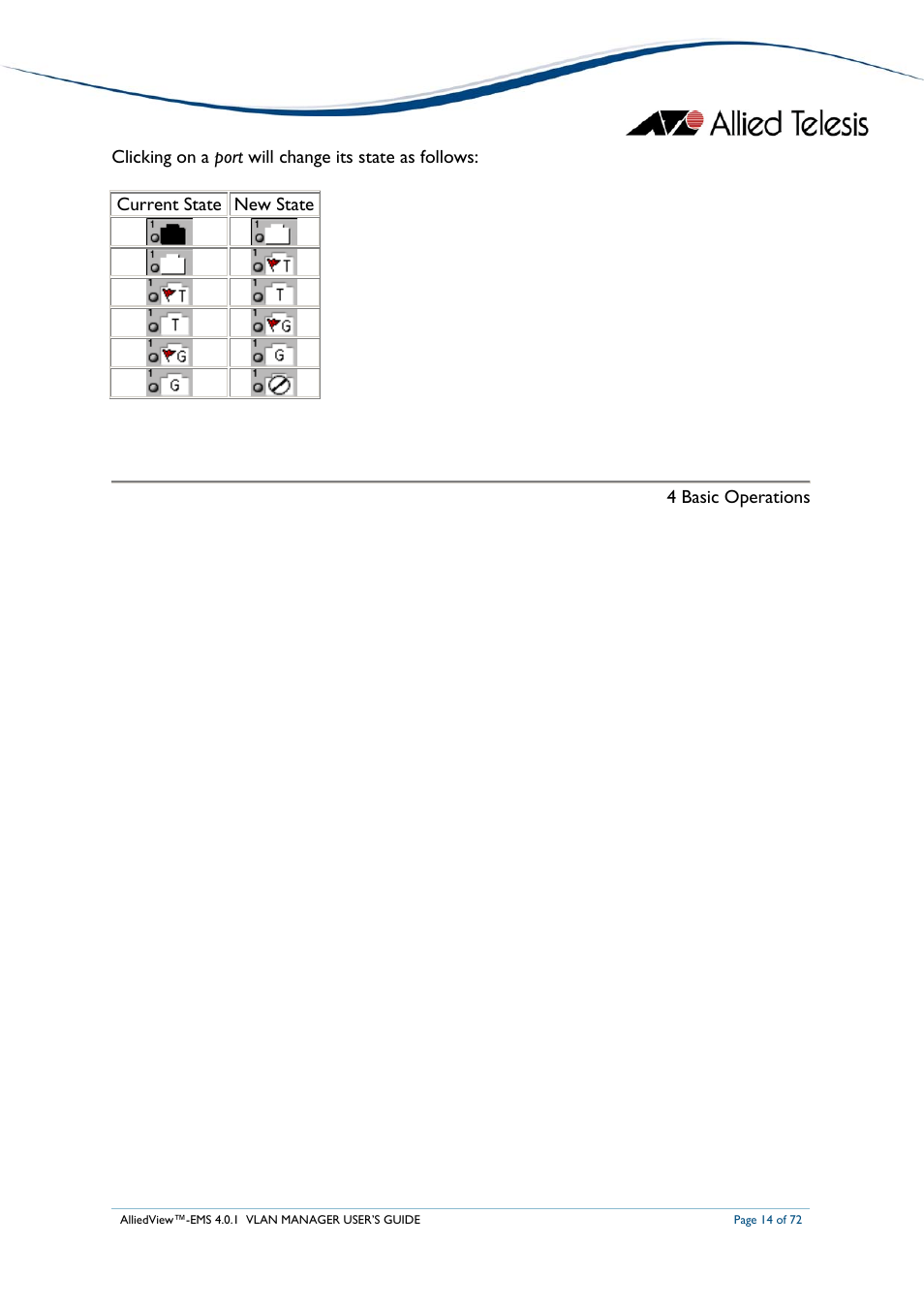 Allied Telesis AlliedView-EMS 4.0.1 VLAN MANAGER User Manual | Page 14 / 72