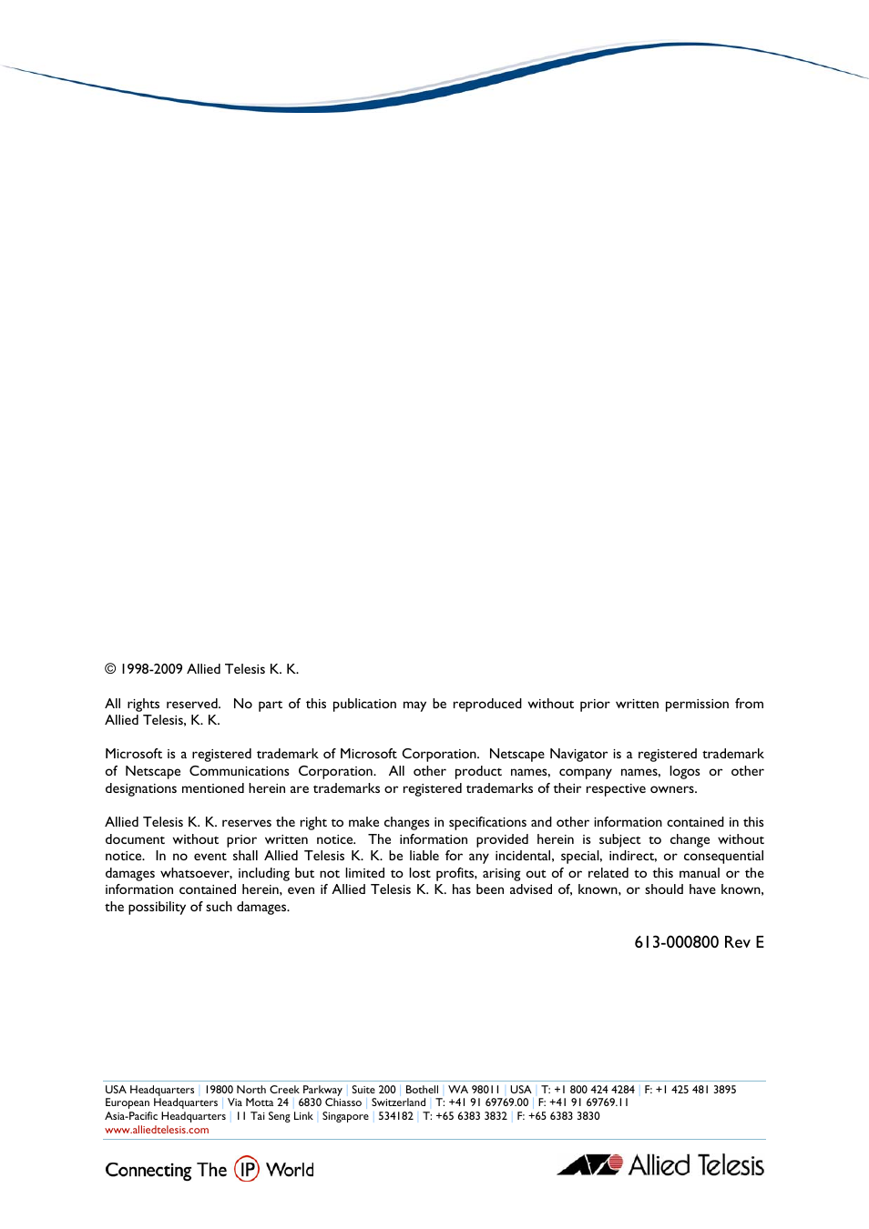 Allied Telesis AlliedView-EMS 4.0.1 QoS MANAGER User Manual | Page 146 / 146