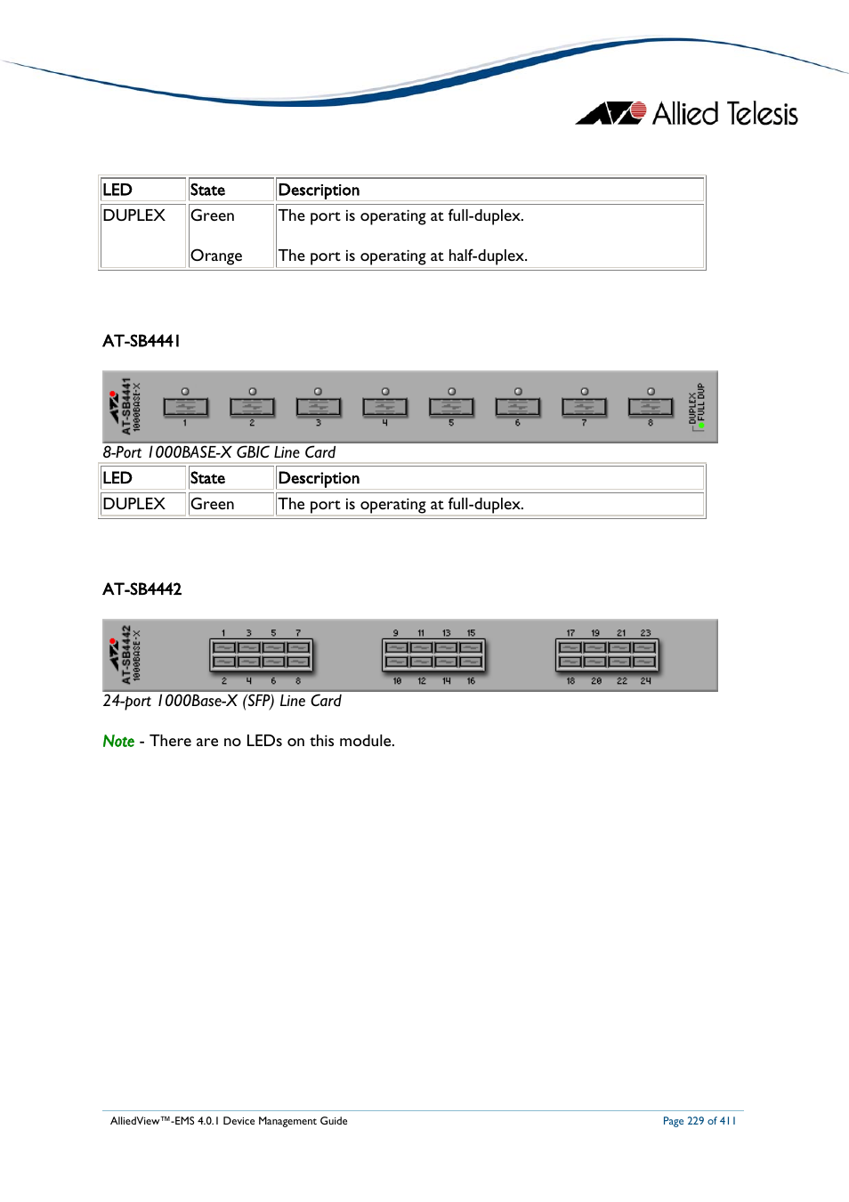 Allied Telesis AlliedView-EMS 4.0.1 DEVICE MANAGEMENT User Manual | Page 229 / 411