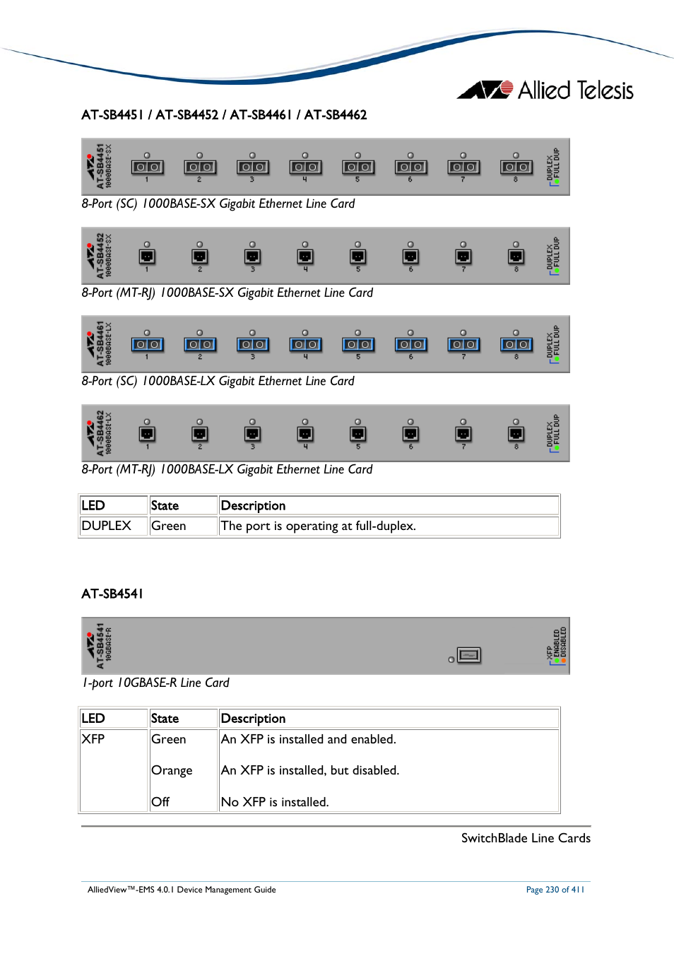 Allied Telesis AlliedView-EMS 4.0.1 DEVICE MANAGEMENT User Manual | Page 230 / 411