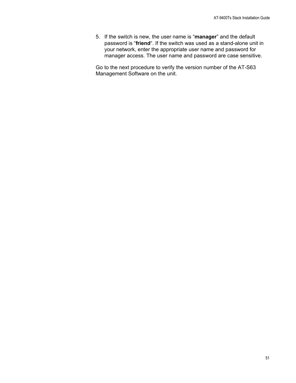 Allied Telesis AT-9448Ts/XP (Basic Layer 3) User Manual | Page 51 / 106