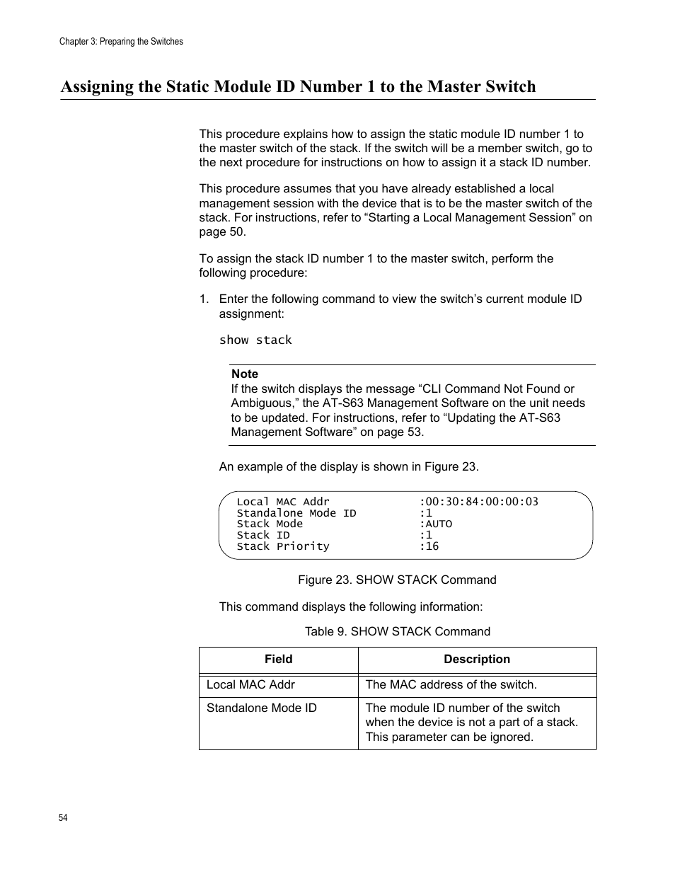 Allied Telesis AT-9448Ts/XP (Basic Layer 3) User Manual | Page 54 / 106