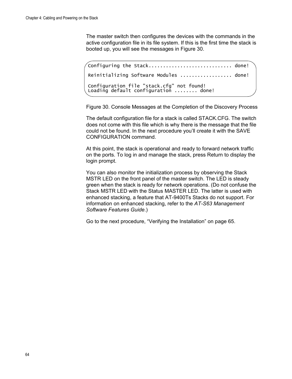 Allied Telesis AT-9448Ts/XP (Basic Layer 3) User Manual | Page 64 / 106
