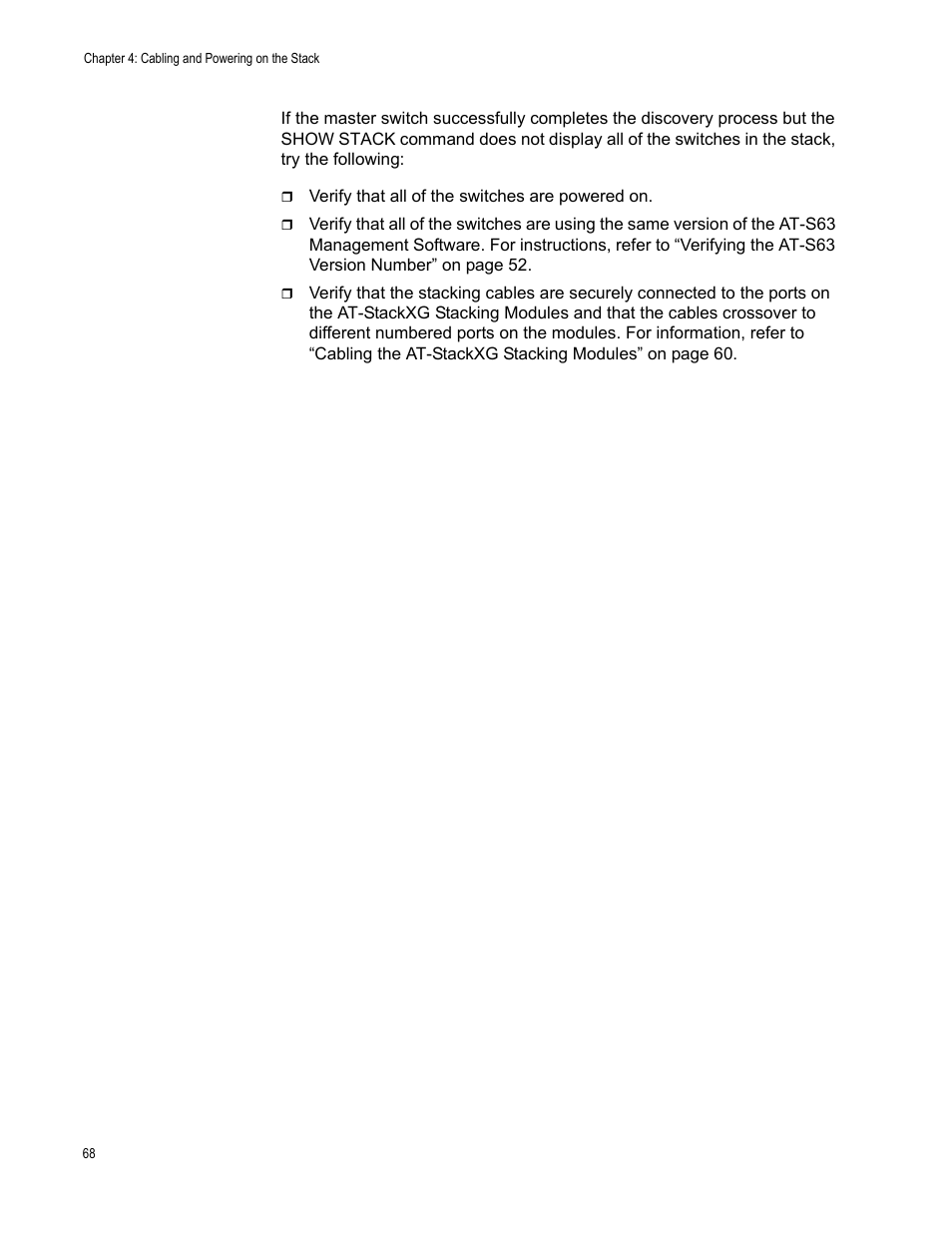 Allied Telesis AT-9448Ts/XP (Basic Layer 3) User Manual | Page 68 / 106
