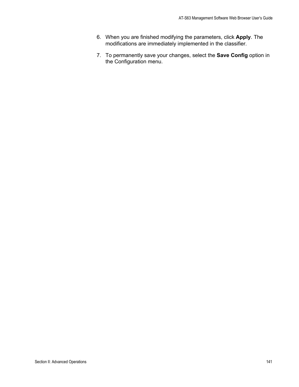 Allied Telesis AT-S63 User Manual | Page 141 / 410