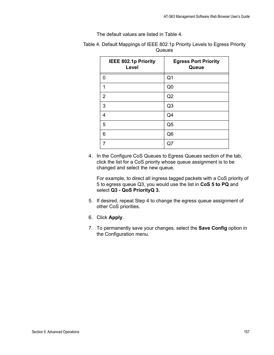 Allied Telesis AT-S63 User Manual | Page 157 / 410