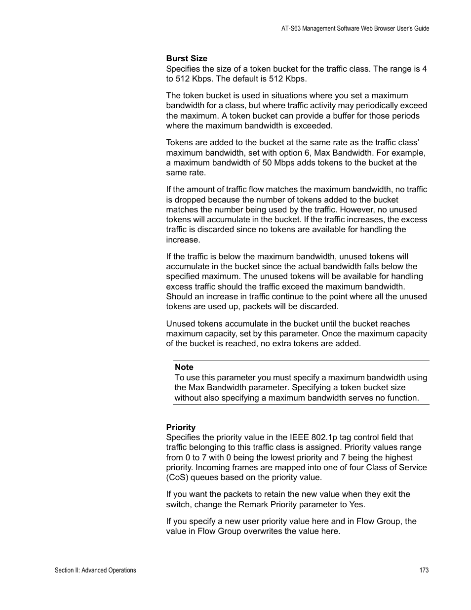 Allied Telesis AT-S63 User Manual | Page 173 / 410