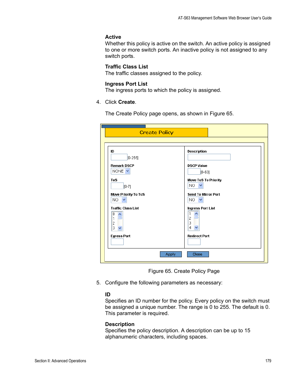 Allied Telesis AT-S63 User Manual | Page 179 / 410