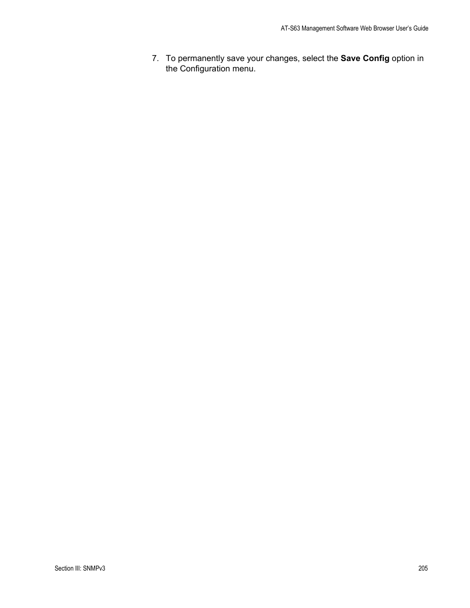 Allied Telesis AT-S63 User Manual | Page 205 / 410