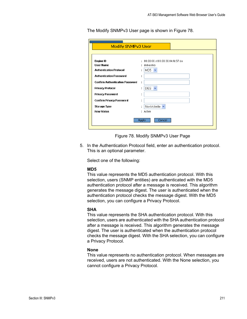 Allied Telesis AT-S63 User Manual | Page 211 / 410