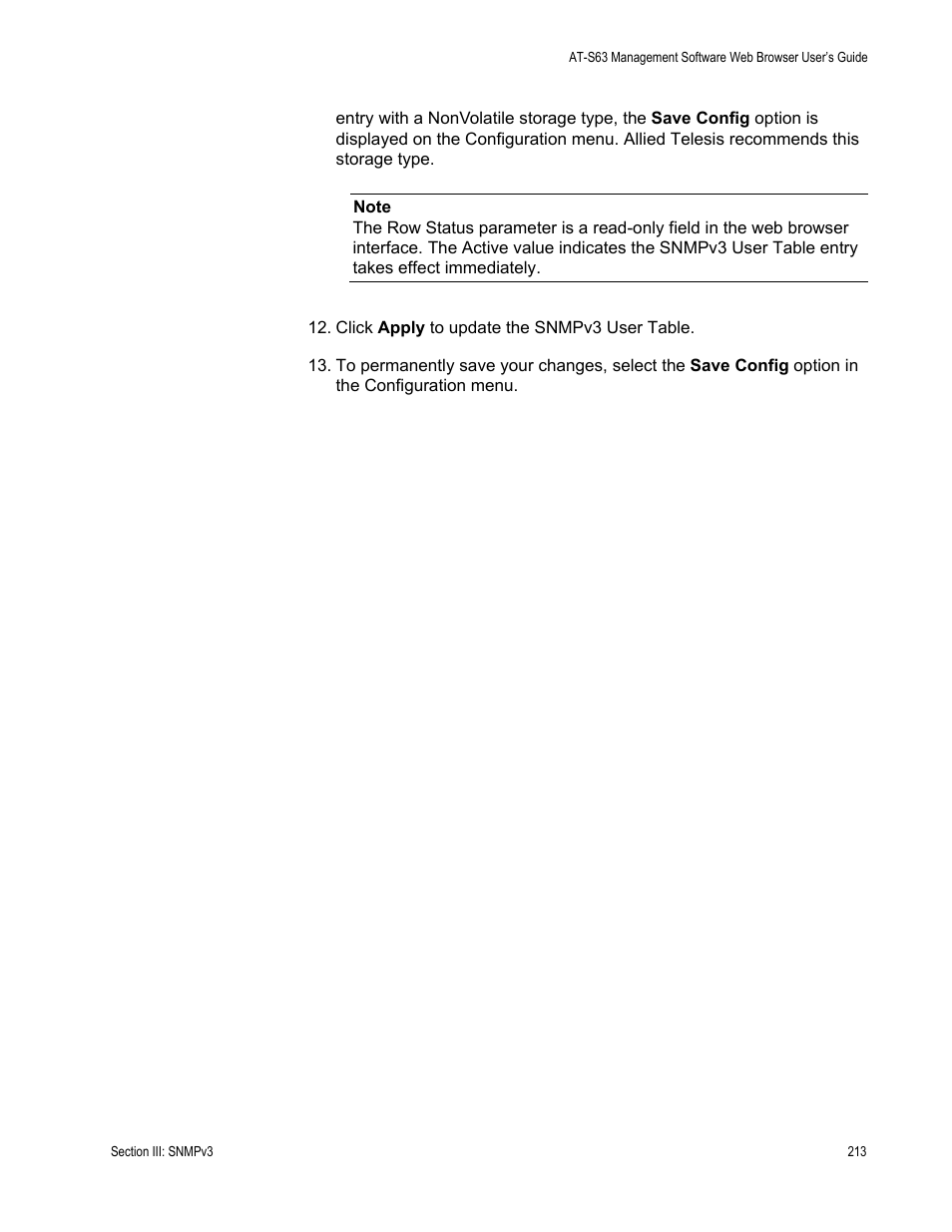 Allied Telesis AT-S63 User Manual | Page 213 / 410