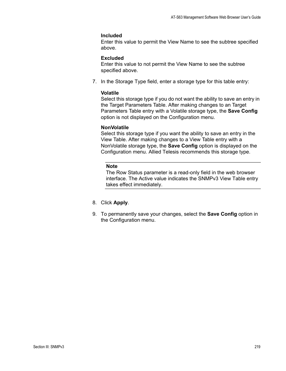 Allied Telesis AT-S63 User Manual | Page 219 / 410