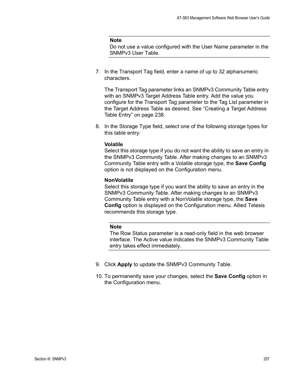 Allied Telesis AT-S63 User Manual | Page 257 / 410