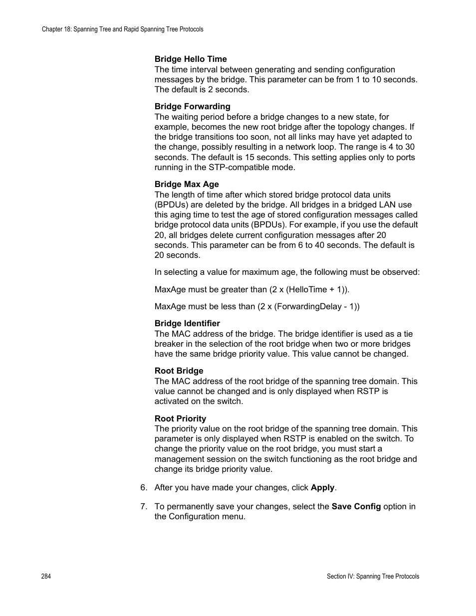 Allied Telesis AT-S63 User Manual | Page 284 / 410