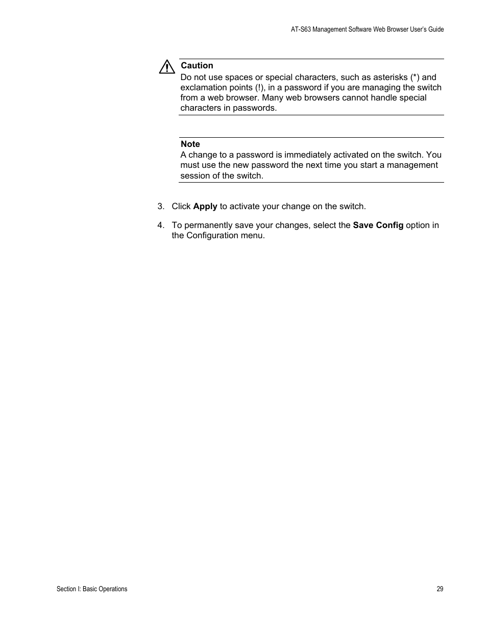 Allied Telesis AT-S63 User Manual | Page 29 / 410