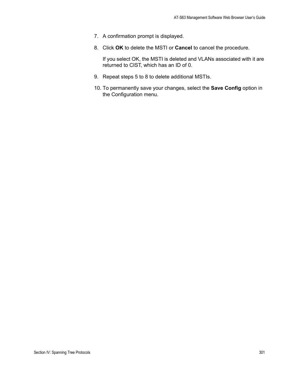 Allied Telesis AT-S63 User Manual | Page 301 / 410