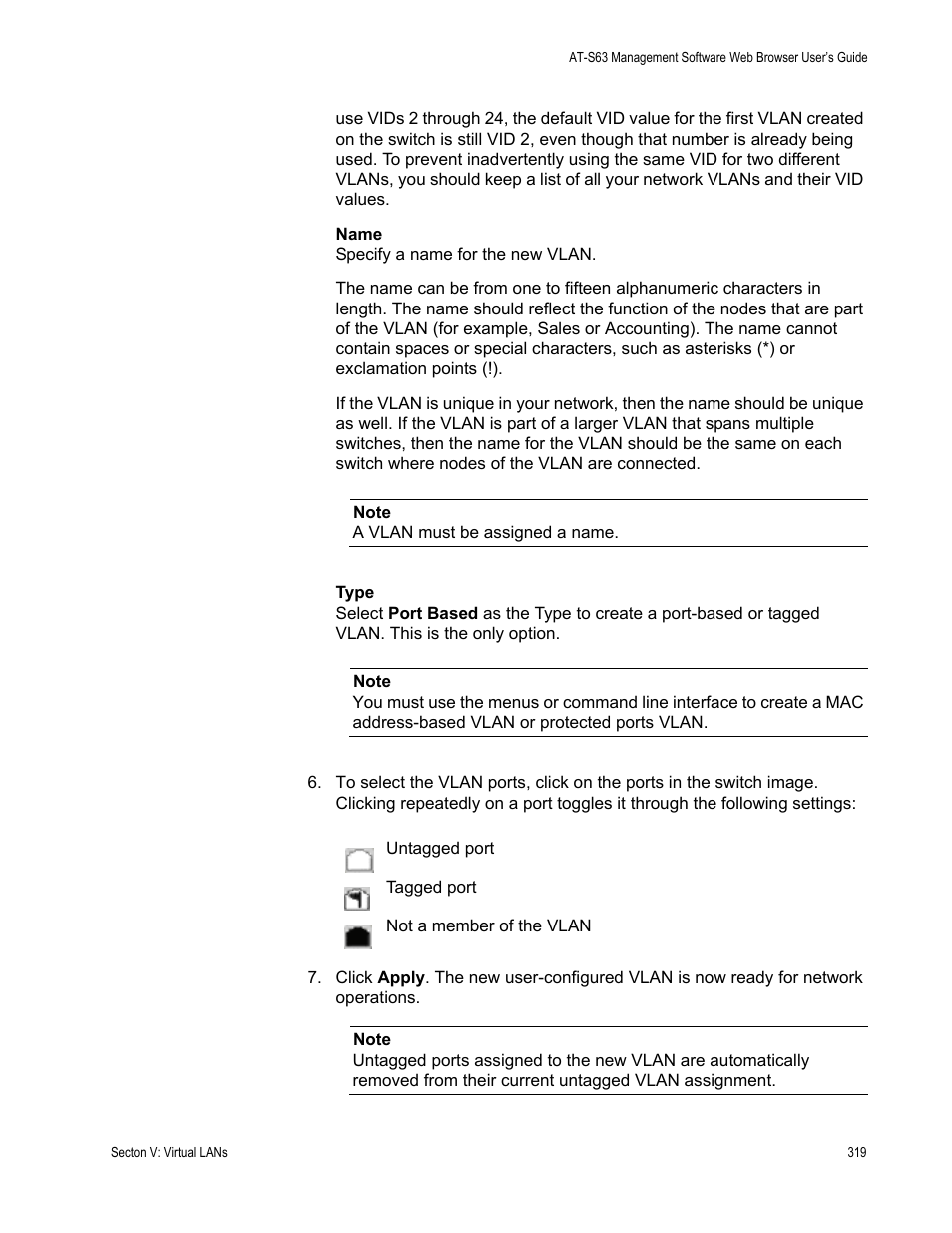 Allied Telesis AT-S63 User Manual | Page 319 / 410