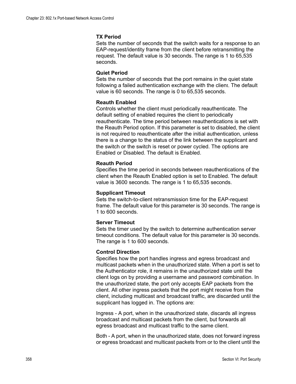 Allied Telesis AT-S63 User Manual | Page 358 / 410