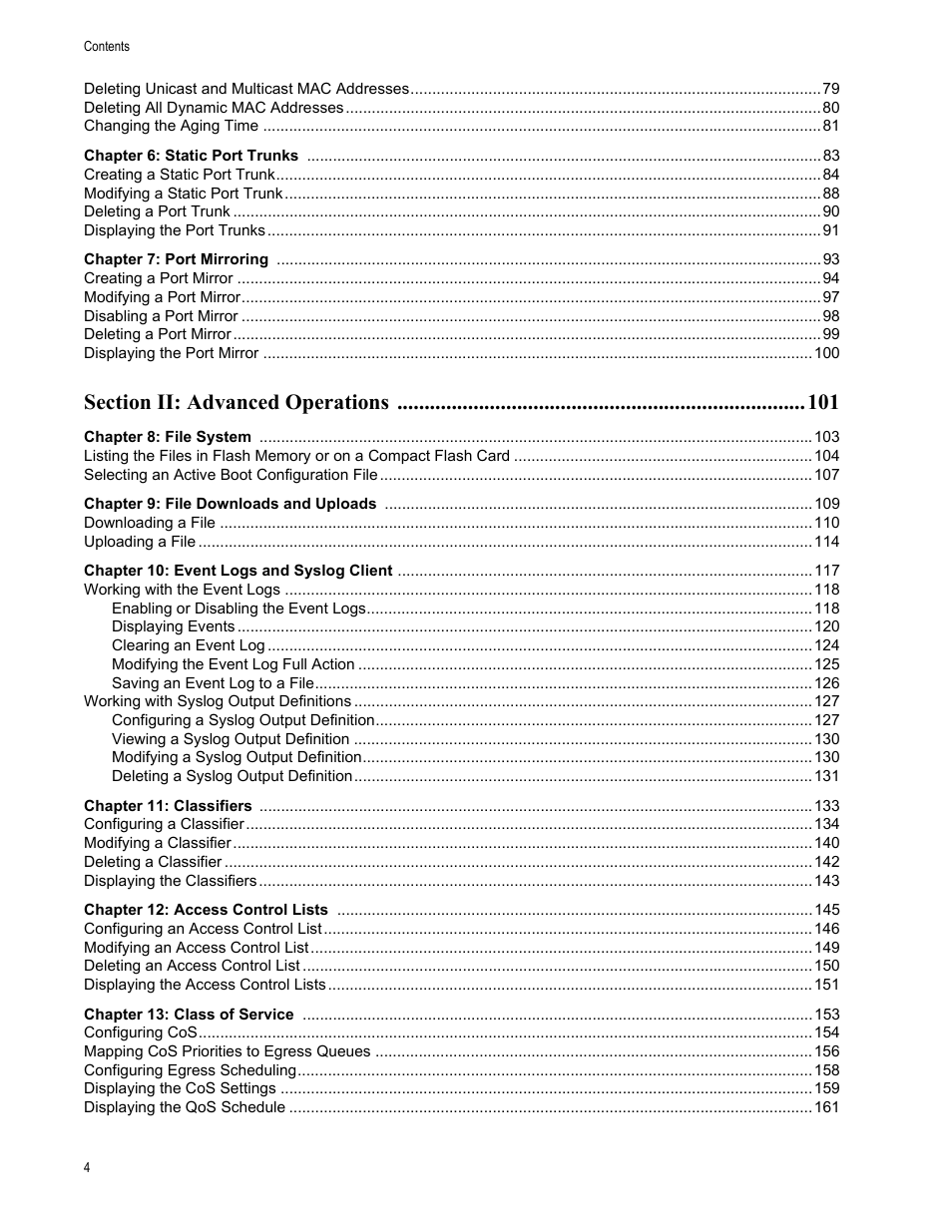 Allied Telesis AT-S63 User Manual | Page 4 / 410