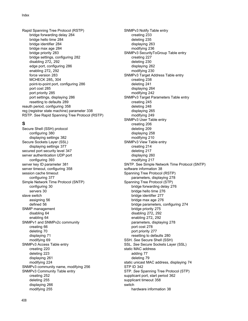 Allied Telesis AT-S63 User Manual | Page 408 / 410