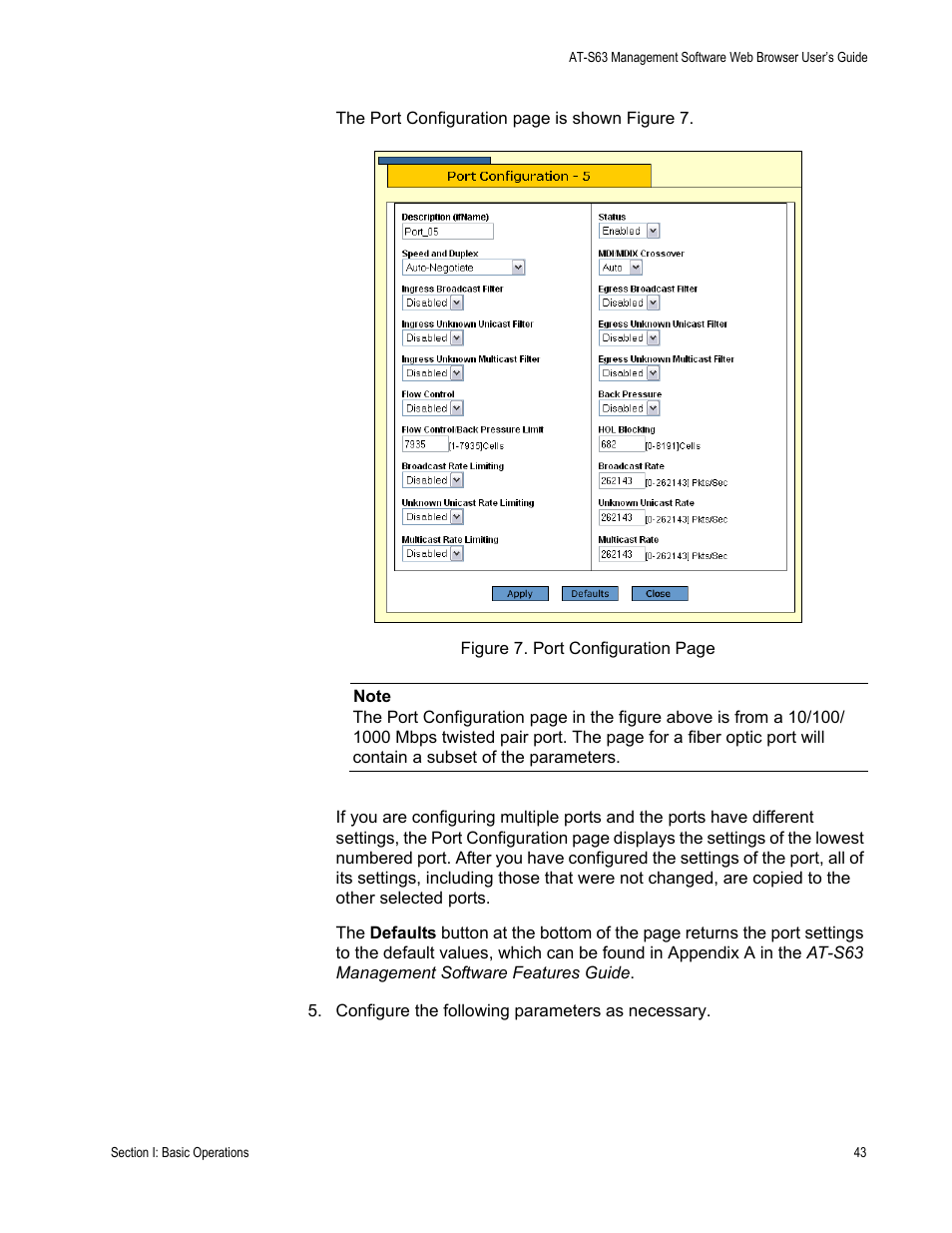Allied Telesis AT-S63 User Manual | Page 43 / 410