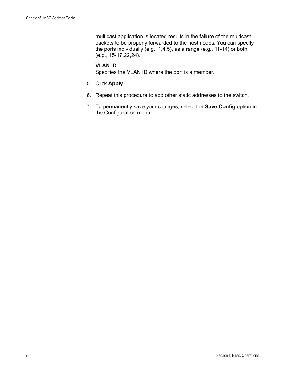 Allied Telesis AT-S63 User Manual | Page 78 / 410