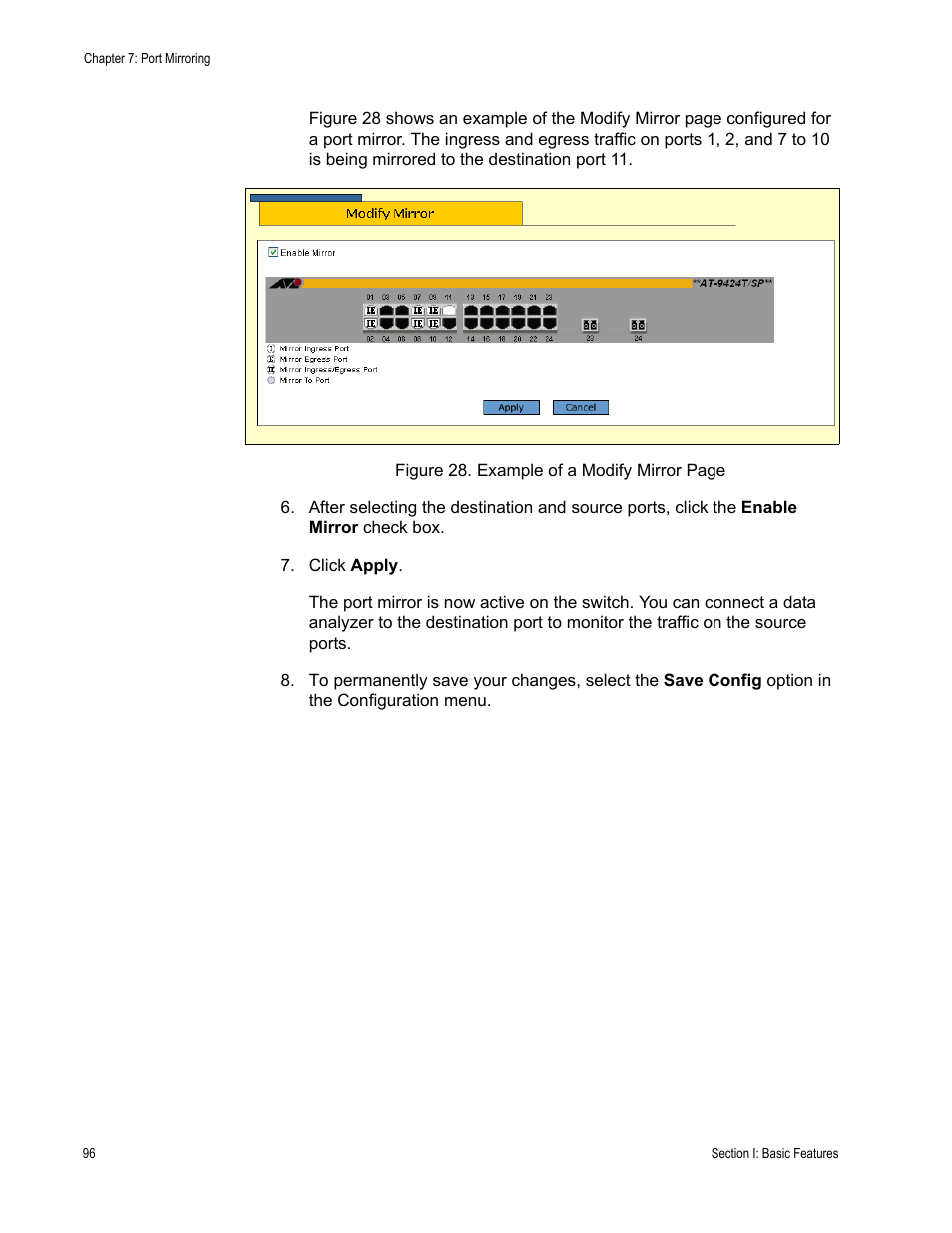 Allied Telesis AT-S63 User Manual | Page 96 / 410