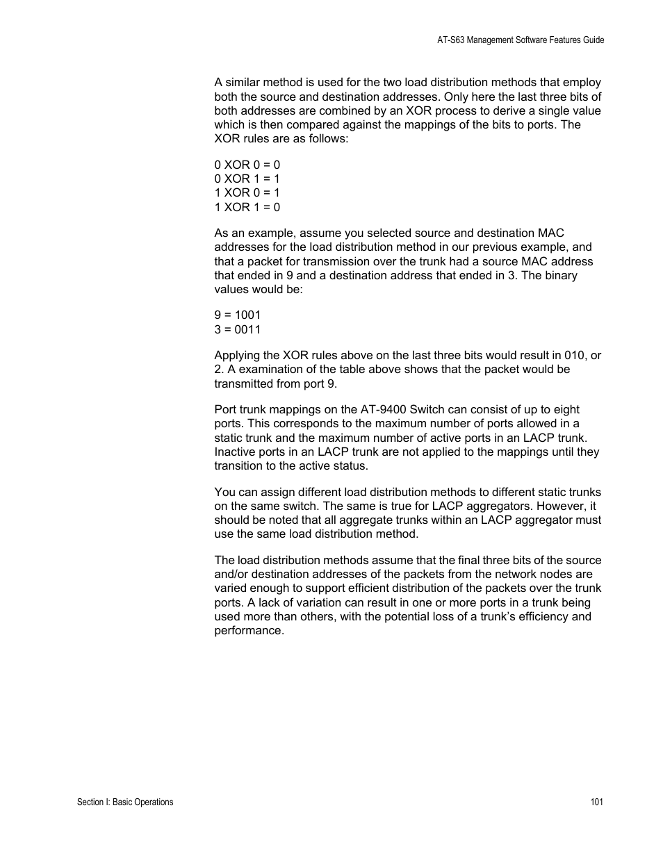 Allied Telesis AT-S63 User Manual | Page 101 / 538