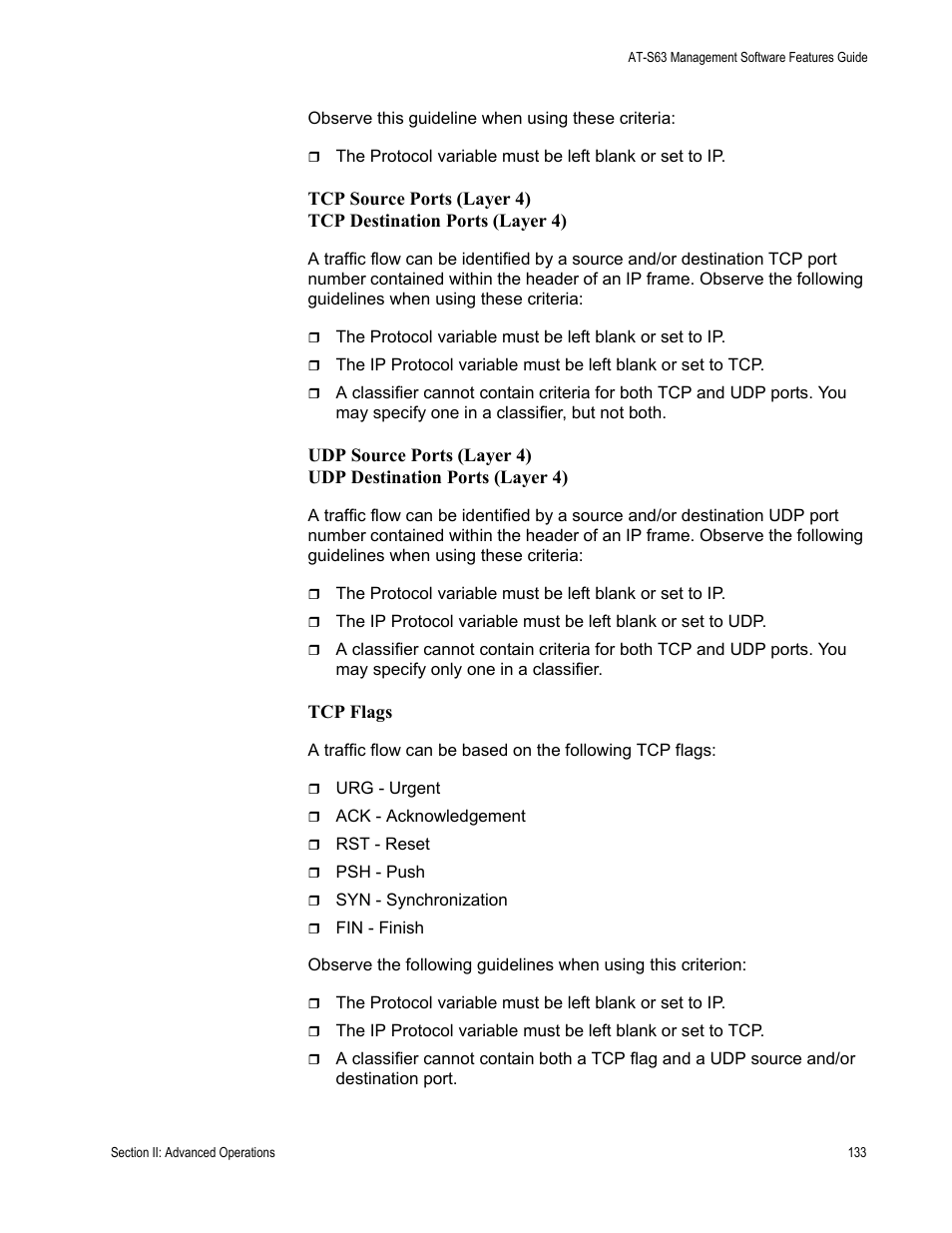 Allied Telesis AT-S63 User Manual | Page 133 / 538