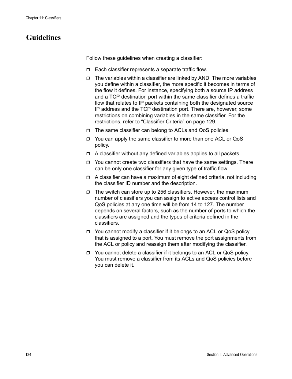 Guidelines | Allied Telesis AT-S63 User Manual | Page 134 / 538