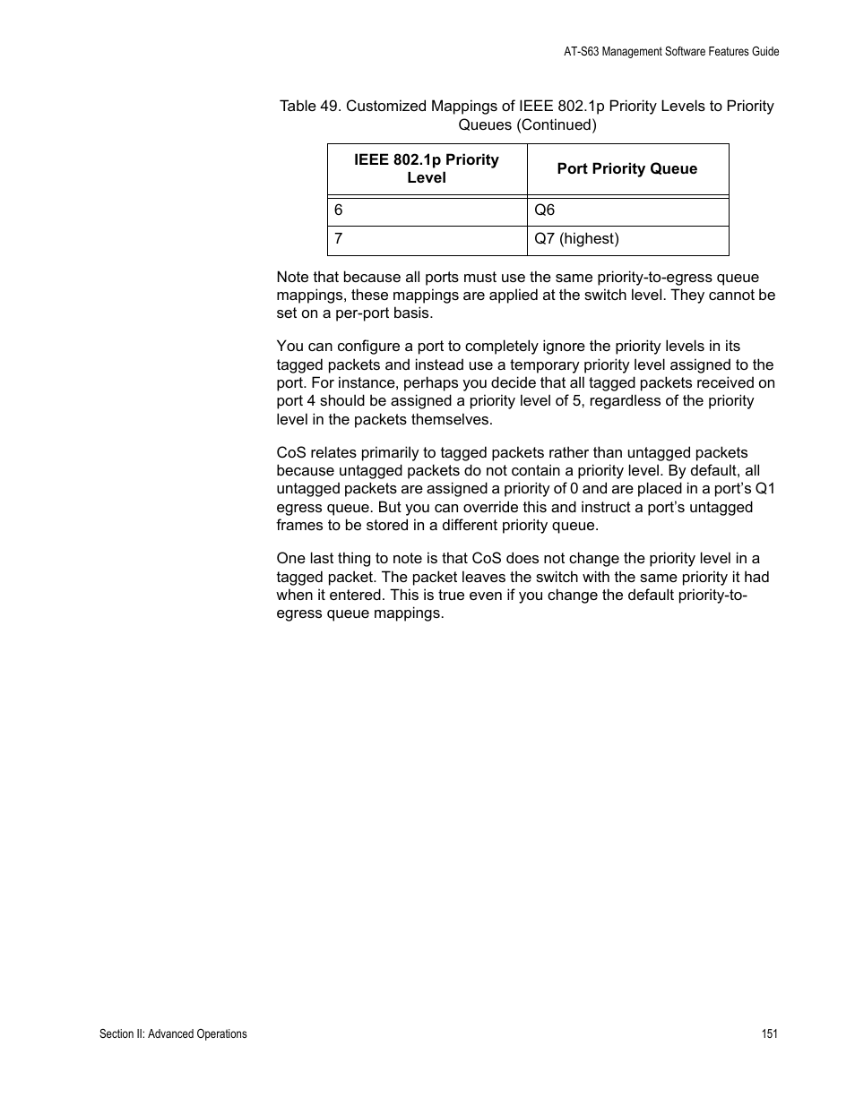 Allied Telesis AT-S63 User Manual | Page 151 / 538