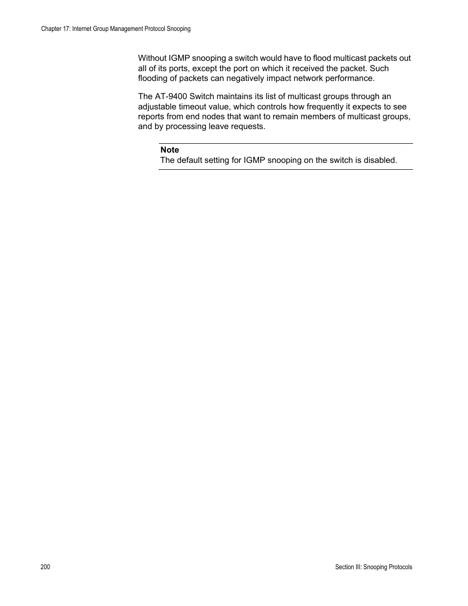 Allied Telesis AT-S63 User Manual | Page 200 / 538