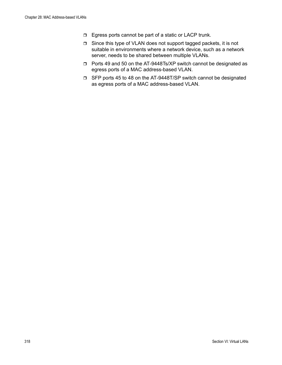 Allied Telesis AT-S63 User Manual | Page 318 / 538