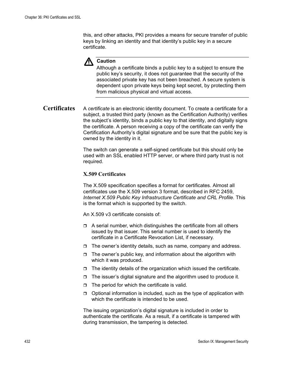 Certificates | Allied Telesis AT-S63 User Manual | Page 432 / 538
